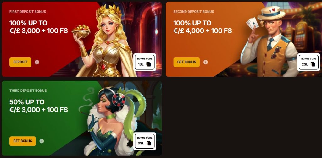 Slotlair Welcome Bonus