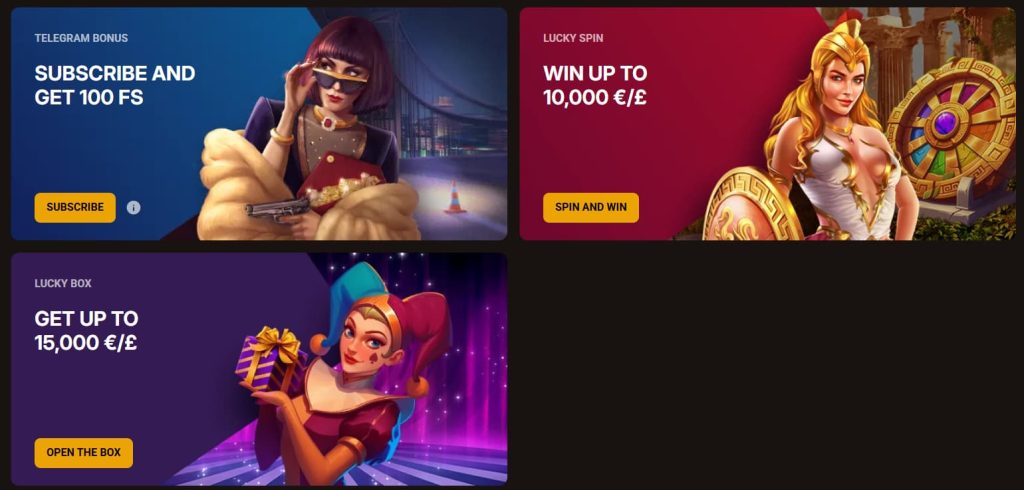 Slotlair Exclusive bonuses